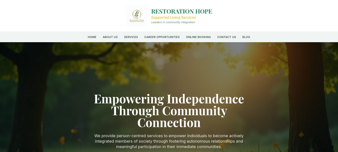 Restoration Hope SLS preview