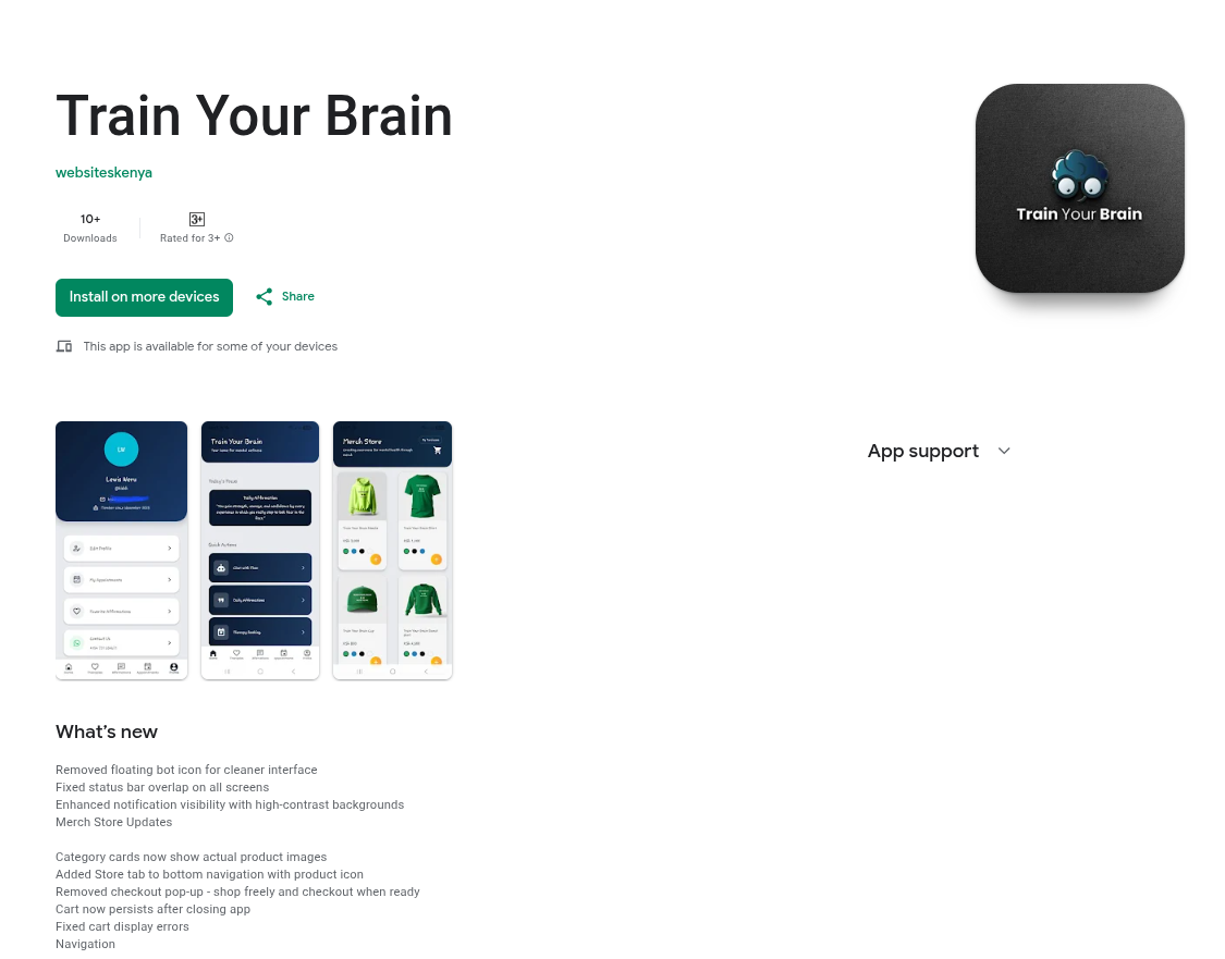 Train Your Brain app